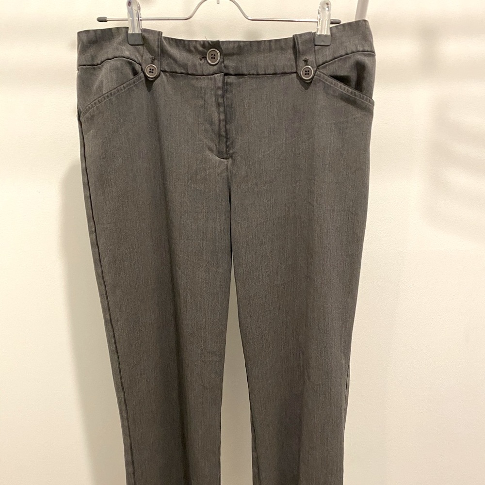EUC charcoal gray Jones NY trousers size 10
